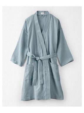NWOT Carters - little planet Adult Organic Cotton Gauze Robe size M/L
